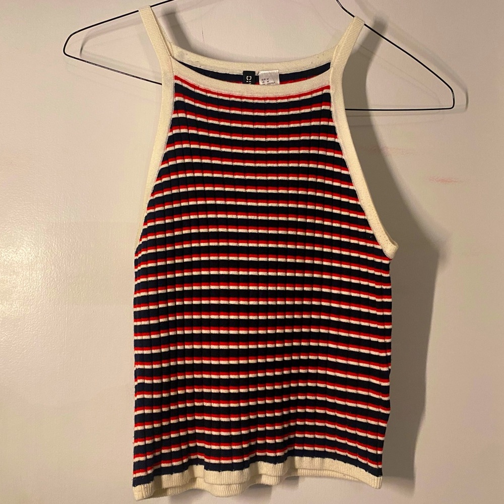 cute striped halter top